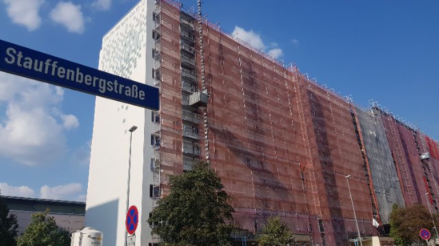 Stauffenbergstraße: Sanierungsarbeiten gehen voran 