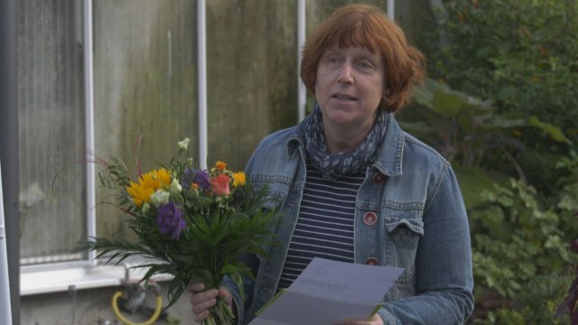 Grüne Oasen: Die Töpferin Annette Möbius wurde für ihr Haus in der Mühlenstraße ausgezeichnet   