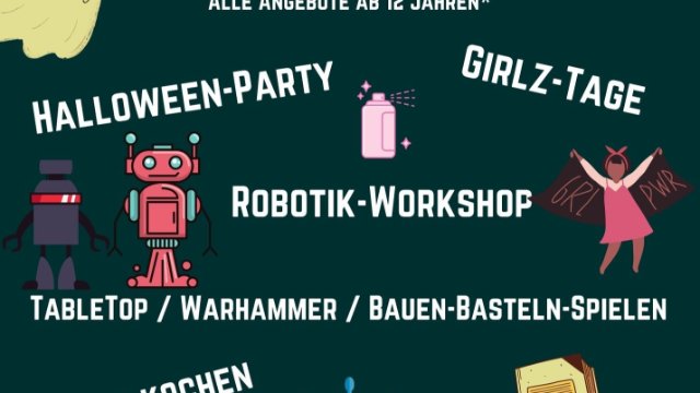 Herbstferienprogramm im Jugendzentrum Eastside