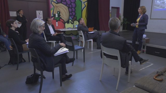 Stadtumbau begutachtet: Bund und Land informierten sich über städtebauliche Fortschritte in Winzerla