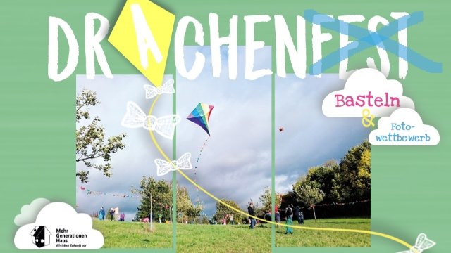 Mehrgenerationenhäuser starten Drachen-Bastelaktion