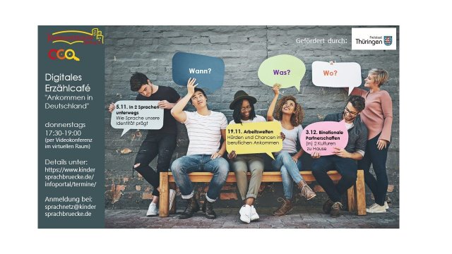 Digitales Erzählcafé: Ankommen in Deutschland