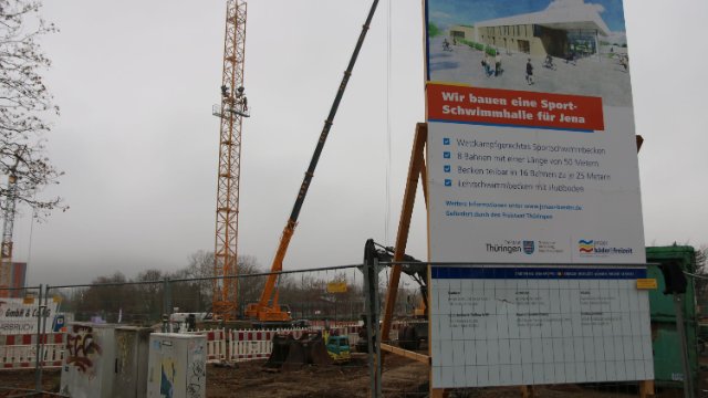 Sportschwimmhalle: Rohbauphase startet