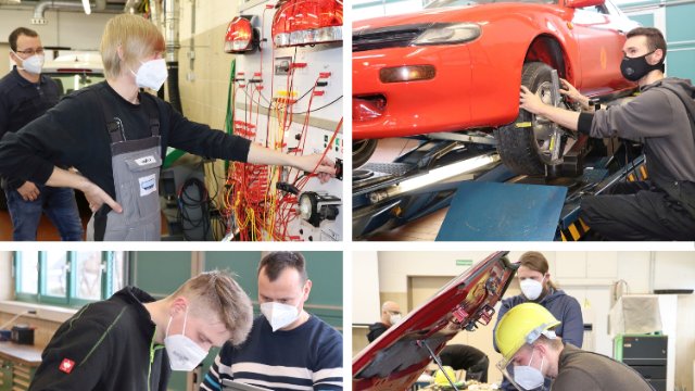 Kfz-Mechatroniker meisterten Gesellenprüfung 