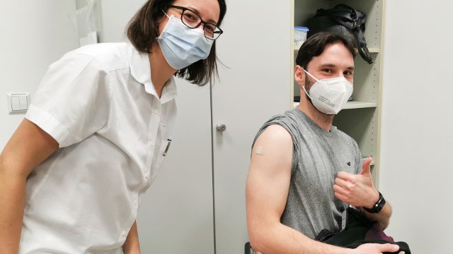 Hohe Impfbereitschaft am Universitätsklinikum