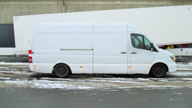 Transporter-Ladung war zu schwer 