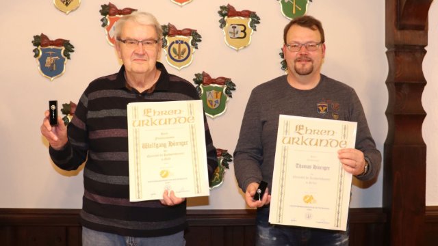 Besondere Würdigung für Vater und Sohn