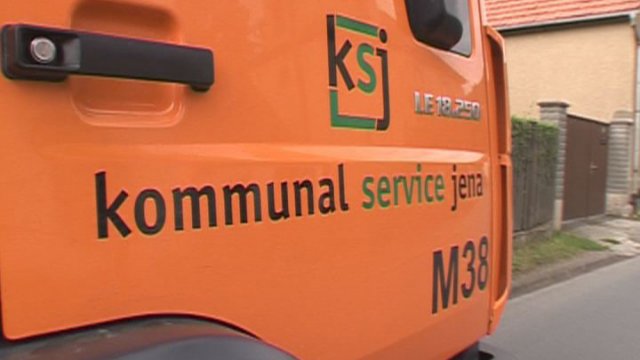 Kommunalservice auf Mülltouren unterwegs