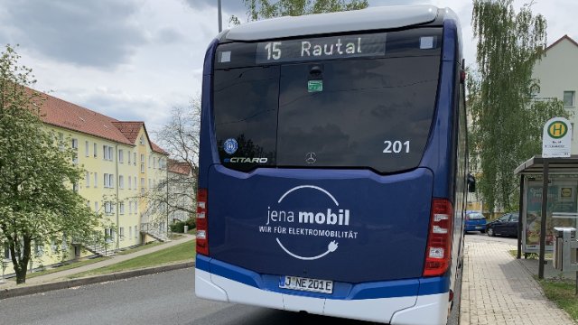 Bilanz: Ein Jahr E-Busse in Jena 