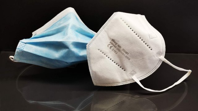 Ausgabe von medizinischen Masken