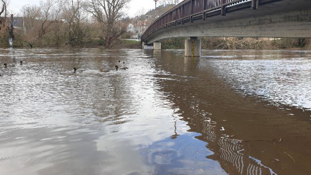 Hochwasser: Alarmstufe 2 wird heute für Jena erwartet