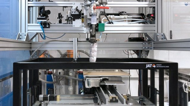 Bauplattform für großvolumigen 3D-Druck 