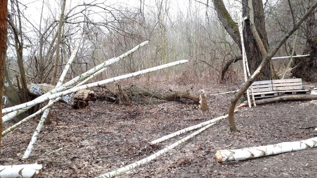 Vandalismus an der Saale