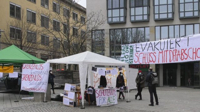 Dauermahnwache der Seebrücke Ortsgruppe Jena