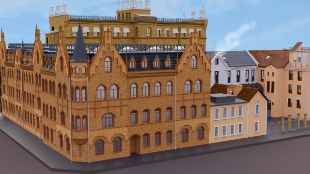 3D-Rekonstruktion des alten Zeiss-Hauptwerks