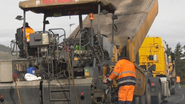 A 4: Fahrbahnerneuerung bei Stadtroda