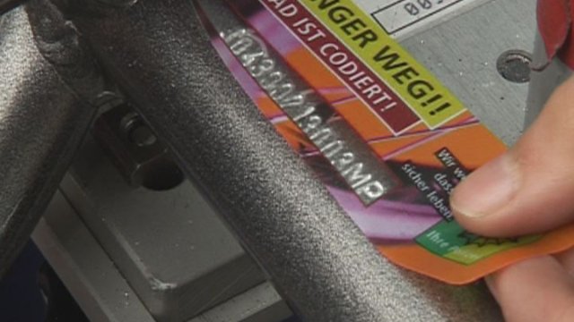 Fahrrad-Codierung mit Anmeldung 