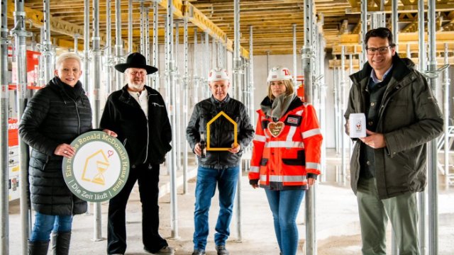 Richtfest für neues Ronald McDonald Haus in Lobeda 
