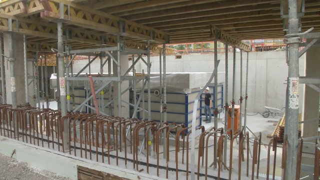 Filter für Wassertechnik: Auf der Sportschwimmhallen-Baustelle geht es voran