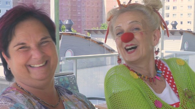 Faszination zum Gesundwerden: Die Elterninitiative für krebskranke Kinder stellte die neue Klinikclownin vor