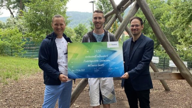 Spende von dotSource an Kita „Löwenzahn“ 