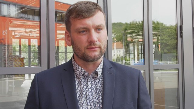 Fachdienstleiter vorgestellt: Dem Bereich Kommunale Ordnung steht der Ex-Polizeibeamte Sebastian Wick vor