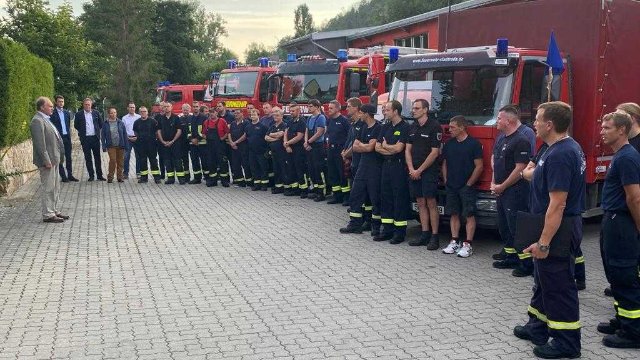 Einsatzzug aus dem SHK zur Hilfe gestartet