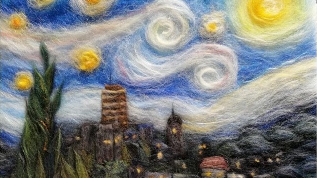 Woll-Aquarelle in Galerie Lobeda-West