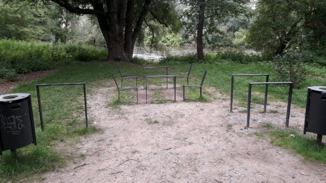 Picknickplatz an der Saale zerstört