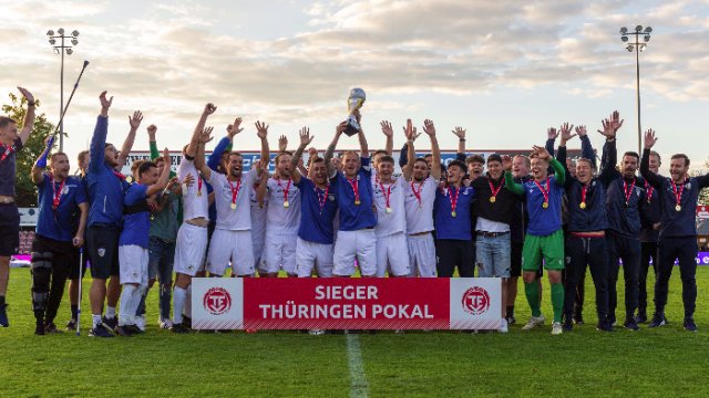 FC Carl Zeiss Jena gewinnt Thüringenpokalfinale