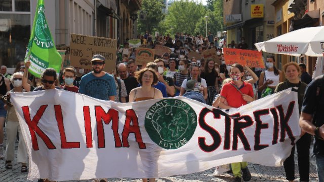 Tanzdemo von Fridays for Future