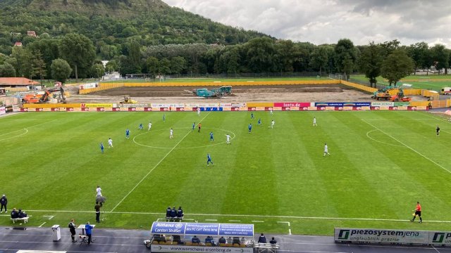 FC Carl Zeiss Jena gewinnt mit 5:0 gegen Tasmania Berlin