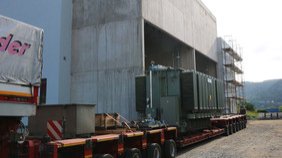  Großtransformator für neues Umspannwerk in Jena