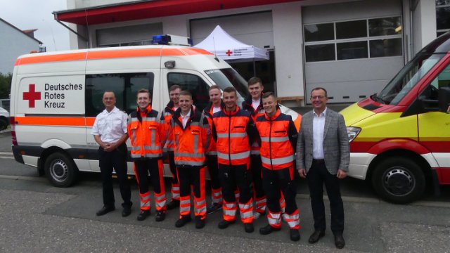 Sieben neue Azubis beim DRK-Kreisverband begrüßt