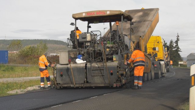 Straßenbauprojekt im Förderprogramm 