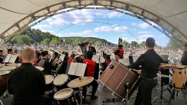 Picknickkonzert-Triathlon der Brass Band
