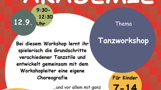 Freie Plätze im Tanzworkshop