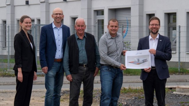 Oberbürgermeister zu Besuch bei SOMAG AG Jena