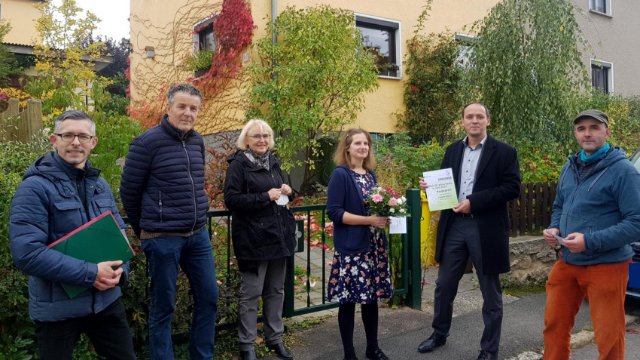 Preis für Grüne Oasen überreicht