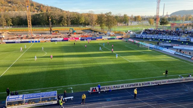 FC Carl Zeiss Jena spielt 1:1 gegen Chemnitz
