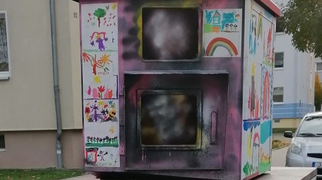 Erneut Blitzer besprüht