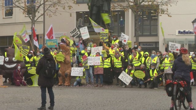 Weitere Streiks am Uniklinikum Jena am 25. November 