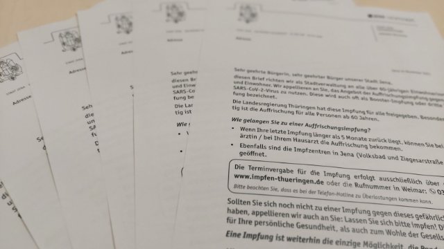 Aufruf der Stadt zur Auffrischungsimpfung ab 60 