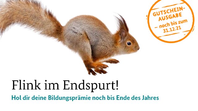 Endspurt für Bildungsprämie 