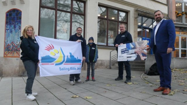 Volksbank Gera-Jena-Rudolstadt unterstützt Sailing Kids 