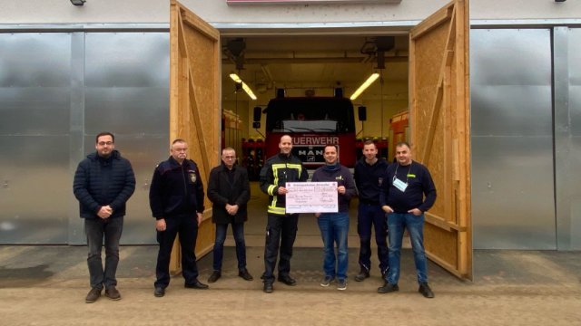 Jenaer Feuerwehr sammelte Spenden für Flutopfer