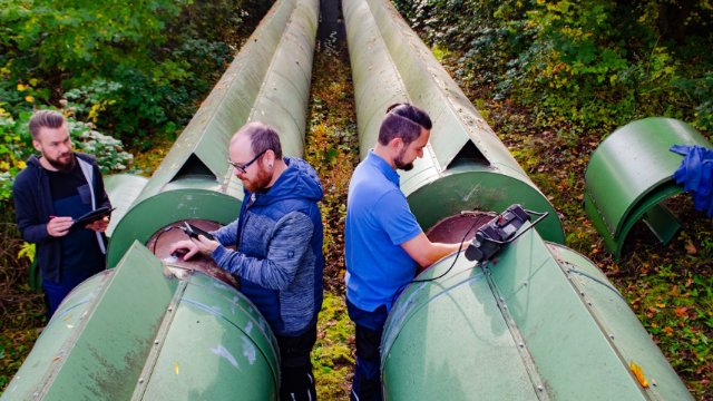 Langzeituntersuchung an Fernwärmeleitungen