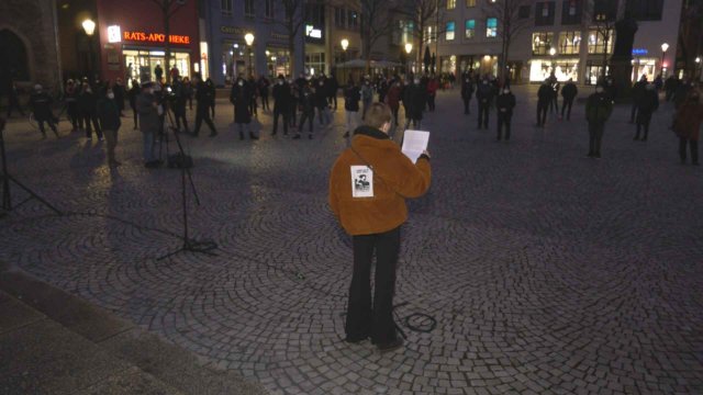 Kundgebungen des Bündnisses „Jena solidarisch“ am Montag