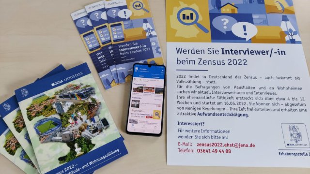 Zensus 2022: Stadt Jena sucht Interviewer
