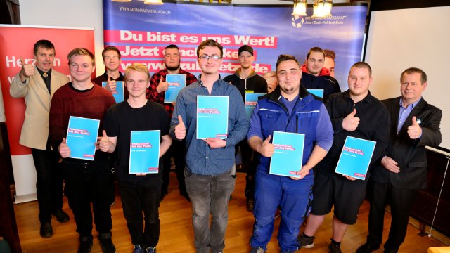 Innung des Sanitär-Heizung-Klima-Handwerks begrüßte Junggesellen